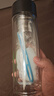 慕馨（moosen）茶水分離杯玻璃杯磁彈泡茶杯高硼硅水杯子男士雙層防燙便攜耐高溫 玄武黑【破損包賠】420ml 曬單實(shí)拍圖