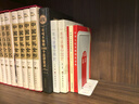 創(chuàng)意書立架金屬書擋書夾書靠大中小號(hào)書架簡易鐵藝桌面上圖書館用 中號(hào)2片裝白色 曬單實(shí)拍圖