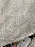 法式泡泡袖蕾絲上衣女夏季新款氣質(zhì)雪紡襯衫短袖大碼女裝小衫 杏色 XL 曬單實(shí)拍圖