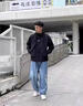 真維斯戶外沖鋒夾克男春秋季新款美式工裝男生潮流休閑青少年夾克外套 墨綠色 XL 【建議130-150斤】 曬單實(shí)拍圖