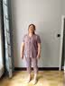 中老年人夏天時尚新款衣服媽媽夏季短袖套裝女寬松休閑開衫兩件套 駝色【套裝】 5XL 建議144-160斤 曬單實拍圖