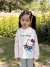 巴拉巴拉【HelloKittyIP商場(chǎng)同款】女寶寶長(cháng)袖t恤速干2025秋新款 本白10101 110 曬單實(shí)拍圖