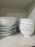 景德鎮(zhèn)（jdz）陶瓷餐具整套家用中式純色無鉛碗盤餐具喬遷禮物實(shí)用高檔送人流霜 曬單實(shí)拍圖