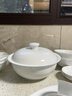 以辰景德鎮(zhèn)家用高白瓷餐具套裝釉下彩新款高顏值碗盤喬遷碗碟套裝禮品 【高白瓷】配斗笠大湯碗 39件套 曬單實拍圖