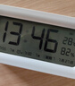 得力（deli）兒童節(jié)禮物充電電子鬧鐘背光家用學(xué)生兒童溫濕度計(jì)床頭鐘開(kāi)學(xué)升學(xué)必備白 LE103A 曬單實(shí)拍圖