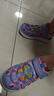 Skechers斯凱奇夏季童鞋女童涼鞋包頭護腳透氣魔術(shù)貼沙灘鞋公主鞋302721L 曬單實(shí)拍圖