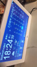 柏菲登桌面電子臺歷日歷萬年歷天氣預報WIFI智能鐘電子掛鐘時鐘臺式鬧鐘 白色10寸WiFi高配版 曬單實拍圖
