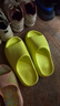 阿迪達(dá)斯Yeezy SLIDE蘋(píng)果椰子男女夏日清涼運(yùn)動(dòng)拖鞋HQ6447UK842 曬單實(shí)拍圖