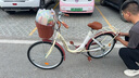 鳳凰（Phoenix）自行車千鶴女式輕便成人城市學(xué)生兒童通勤車 24英寸單速 米黃色 曬單實拍圖
