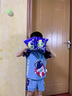 李寧兒童游泳圈臂圈成人水袖氣囊手大人寶寶浮漂泳袖游泳裝備神器男女 兒童手臂浮圈 小鯊魚-加厚雙氣囊 曬單實(shí)拍圖