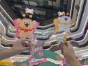 funism線條小狗鑰匙扣蝴蝶小金毛動漫公仔汽車掛件背包掛飾情侶生日禮物 曬單實拍圖