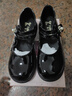 富羅迷女童皮鞋春秋季時(shí)尚透氣小女孩公主鞋校園演出禮服鞋 黑色 35  曬單實(shí)拍圖