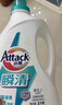潔霸（ATTACK）瞬清無磷洗衣液 玫瑰花香  6斤 雙重活力酵素弱酸泡沫 曬單實拍圖