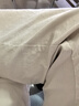ELAND衣戀休閑褲女純色棉麻混紡后腰橡筋九分錐形褲2025夏季新款 淺卡其色(36)L/Beige L /170 曬單實(shí)拍圖