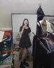 冶芷顯瘦收腰連衣裙方領(lǐng)小個子裙子女2025夏季新款法式赫本風(fēng)連衣裙 法式小黑短裙 L 曬單實拍圖