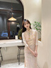 泰勒馬丁粉色新中式新娘旗袍2025新款訂婚禮服裙敬酒服結婚領(lǐng)證回門(mén)服 QP15 常規 S 曬單實(shí)拍圖