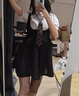 歌詩慧jk制服套裝背帶裙女學(xué)生學(xué)院風(fēng)套裝襯衫百褶裙日系小個(gè)子收腰短裙 學(xué)院風(fēng)兩件套 【襯衫+裙子+領(lǐng)帶】 M 曬單實(shí)拍圖