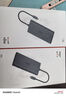 愛國者（aigo）Type-C擴(kuò)展塢USB3.0分線器千兆網(wǎng)口轉(zhuǎn)接器HDMI/VGA轉(zhuǎn)換器SD/TF讀卡器PD100W供電拓展塢T11(金屬) 曬單實(shí)拍圖