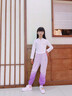 NICKYBABY女童套裝兒童2025新款秋裝洋氣時(shí)髦秋季女大童炸街衛(wèi)衣兩件套春秋 16207粉紫 170 cm 曬單實(shí)拍圖