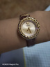范思哲（VERSACE）手表女高奢時(shí)尚簡(jiǎn)約小牛皮石英女士腕表/七夕情人節(jié)禮物送女友 VE8C00124 【金色28MM】 【2+2四年聯(lián)?！?曬單實(shí)拍圖