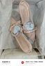 CHARLES&KEITH緞面蝴蝶結(jié)尖頭高跟涼鞋女CK1-60361556 Light Pink淺粉色 36 曬單實(shí)拍圖