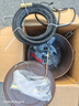 海春海春電動(dòng)黃油槍挖機(jī)專用全自動(dòng)高壓黃油機(jī)潤滑脂注油重型挖機(jī)貨車 24V桶式+10米油管-配鎖鉗 曬單實(shí)拍圖