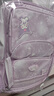 凱蒂貓小學(xué)生書包女生休閑大容量雙肩背包一三五六年級兒童女孩三麗鷗包 側(cè)開門式（庫洛米紫小號） 曬單實拍圖