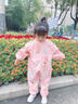 獺惠爬行罩衣寶寶爬行服幼兒四季嬰兒兒童連體畫畫防臟戶外全身衣 安哥拉兔-80碼(適合76-82cm) 曬單實(shí)拍圖
