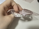 順慶銀樓S9999足銀鐲子錘紋吉言開口手鐲國潮情侶款手鐲送女友七夕禮物 錘紋吉言開口手鐲約34克+證書 曬單實拍圖