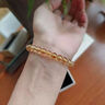 中國黃金（CHINA GOLD）黃水晶紅瑪瑙手串男女款招財轉(zhuǎn)運手鏈七夕情人節(jié)禮物送女朋友老婆 曜晶級黃水晶手串/紅瑪瑙款*6mm 曬單實拍圖