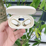 GFFOCUS【柏林之聲丨頂配新款】藍牙耳機骨傳導概念掛耳式無線開放不入耳運動降噪適用于補蘋果華為小米拍 柔和膚 【9D杜比音效丨CVC通話降噪】 曬單實拍圖