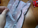moussy 2025早秋新品休閑條紋撞色字母印花長袖T恤028ISA90-1003 090粉紅色 均碼 曬單實(shí)拍圖