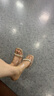 百麗優(yōu)雅一字拖鞋女25夏新商場(chǎng)同款一字帶拖鞋D8E1DBT5 杏色 36 曬單實(shí)拍圖
