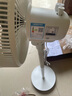 美的（Midea）電風(fēng)扇家用7葉落地扇搖頭電風(fēng)扇循臥室宿舍輕音風(fēng)扇臺(tái)式桌面小型風(fēng)扇臺(tái)地兩用升級(jí)款 白色丨7葉臺(tái)地兩用 曬單實(shí)拍圖