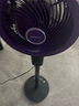 艾美特（AIRMATE）空氣循環(huán)扇智能語音電風(fēng)扇家用客廳立式遙控輕音節(jié)能大風(fēng)量落地扇渦輪換氣扇3D搖頭扇FA18-SRD229 黑紫【8+2檔風(fēng)量/輕音節(jié)能】智能語音 曬單實(shí)拍圖