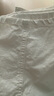 ONEUP格子休閑香蕉褲工裝日系白色長(zhǎng)褲遮肉顯瘦透氣高級(jí)百搭長(zhǎng)褲子女士 白色 M 曬單實(shí)拍圖