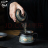 悟茗堂紫砂整套功夫茶具套裝蓋碗茶壺茶杯高檔禮盒喬遷節(jié)日伴手禮物 曬單實(shí)拍圖