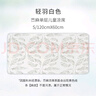 nest designs涼席嬰兒苧麻涼席 寶寶兒童床涼席涼墊 幼兒園午睡席 天絲苧麻 【兒童涼席】輕羽白色-120*60cm 曬單實(shí)拍圖