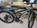 WELLCLS山地自行車(chē)成人學(xué)生鋁合金單車(chē)變速青少年公路越野男女士賽車(chē)騎行 【性?xún)r(jià)比爆款】輻條輪鋼架曜石黑 24寸27速【適合：145-165cm】 曬單實(shí)拍圖