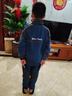 G.DUCKKIDS童裝男童套裝春秋季兒童運(yùn)動(dòng)套裝2024新款中大童夜光服兩件套 藏青色 170 建議身高160-170cm年齡14-15歲 曬單實(shí)拍圖