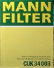 曼牌（MANNFILTER）空調(diào)濾清器空調(diào)濾芯CUK22011M/CUK22074全新天籟QX50/14代新軒逸 曬單實(shí)拍圖