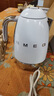 SMEG/斯麥格KLF04電熱水壺?zé)畨?.7L大容量復(fù)古家用自動(dòng)斷電保溫一體不銹鋼開(kāi)水泡茶煮茶恒溫過(guò)濾水垢 1.7L 淡藍(lán)色 曬單實(shí)拍圖