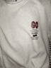 MJ STYLE牛奶絲圓領衛(wèi)衣女春秋季2025年新年新款時尚簡約休閑親膚百搭上衣 曬單實拍圖
