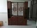 豪瑞森入戶(hù)門(mén)廳玄關(guān)柜屏風(fēng)隔斷客廳遮擋新中式置物架進(jìn)門(mén)鞋柜酒柜雙面柜 上門(mén)包安裝 抽屜款上下柜60*30*200 曬單實(shí)拍圖