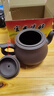 （JD物流）宜興正品手工紫砂壺泡茶壺茶具原礦紫泥清水泥大容量撿漏 乾坤壺500毫升(主圖款推薦) 曬單實(shí)拍圖