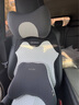 麥舒特汽車(chē)頭枕腰靠腰枕護頸枕車(chē)載靠墊車(chē)用主駕駛護腰腰部支撐米色腰托 頭枕【雙曲面護頸】雙粉拼色 曬單實(shí)拍圖