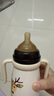 英氏（YEEHOO）嬰兒保溫奶瓶新生兒奶瓶兒童保溫杯嬰兒學(xué)飲杯便攜吸管水杯保溫壺 保溫奶瓶 300ml 貴族白-配三頭 曬單實拍圖