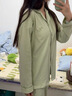 頤眠女士睡衣100%純棉春秋款2025年新款帶胸墊大碼薄款開(kāi)衫家居服套裝 曬單實(shí)拍圖