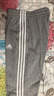 阿迪達斯（adidas）官方艦店男褲 新款跑步運動(dòng)褲透氣寬松褲子三條紋衛褲休閑長(cháng)褲 IC0046/小直筒/中麻灰 XL 曬單實(shí)拍圖