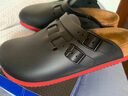 BIRKENSTOCK勃肯德國進(jìn)口Professional男女牛皮革軟底Kay功能拖鞋 黑色窄版0582636 37 曬單實(shí)拍圖